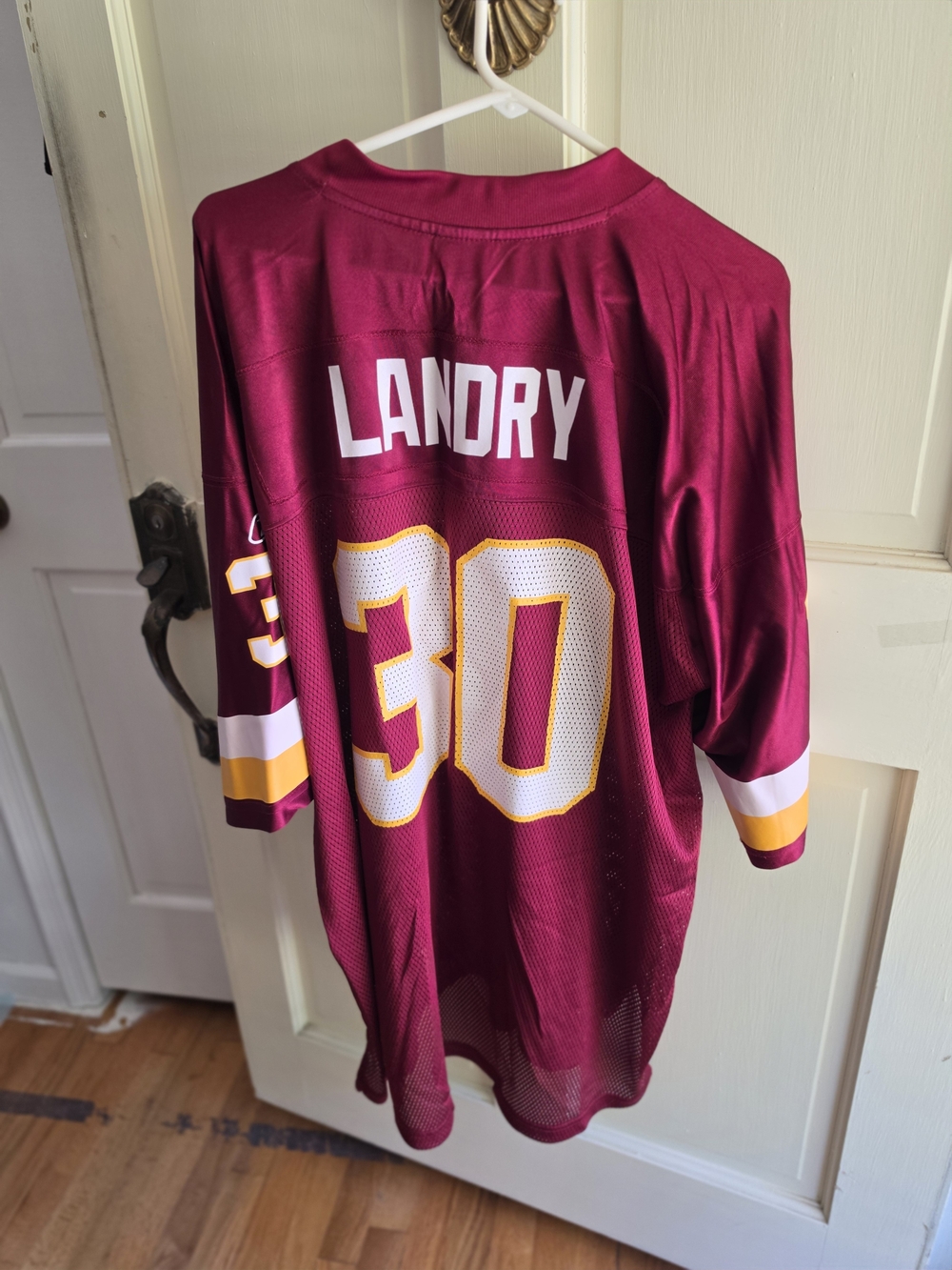 Reebok NFL Burgundy Football Jersey with White Accents